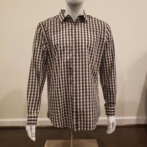 Bar III Men Slim Fit Dress Shirt L